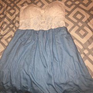 Strapless dress